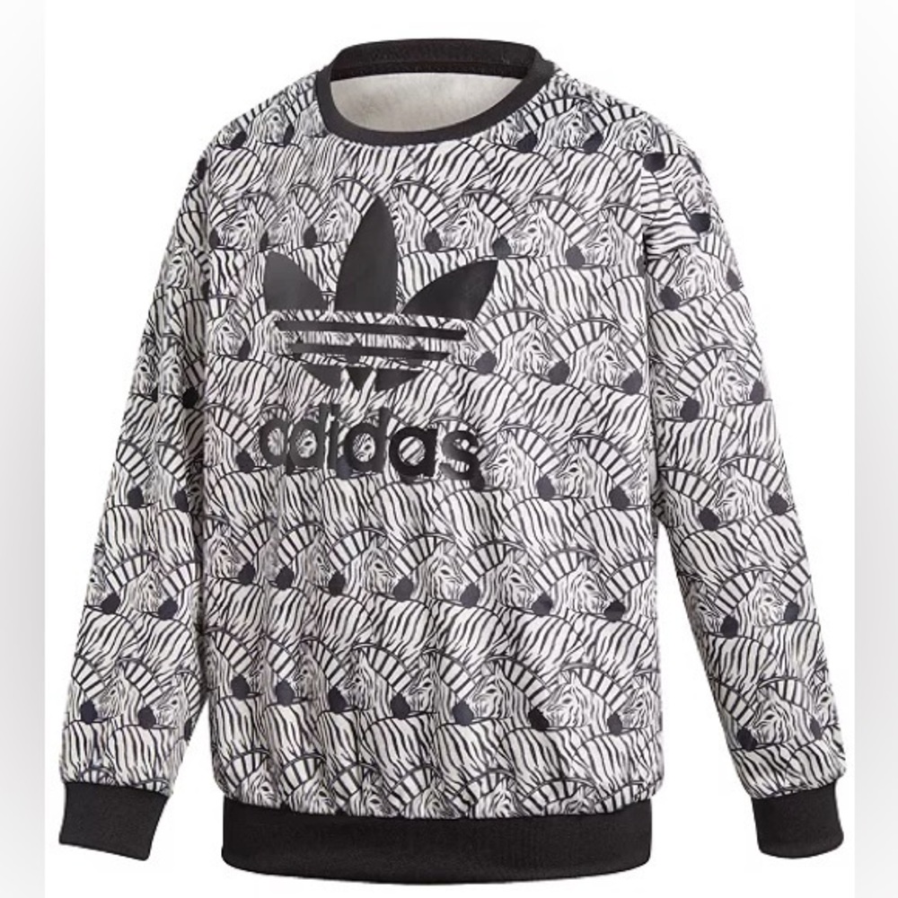 Velvet Adidas Zebra Sweatshirt